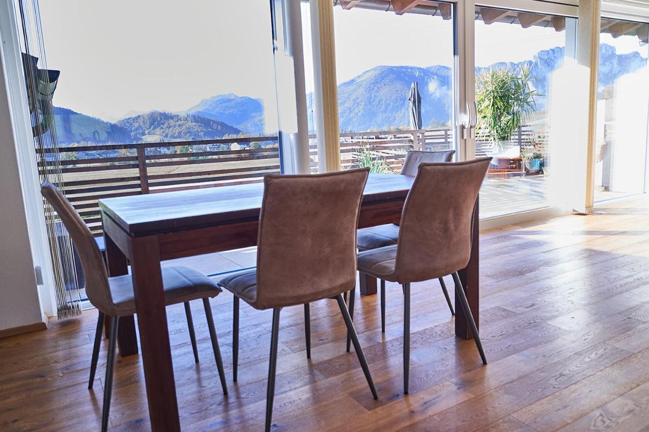 Bergblick Acht Mondsee Innerschwand Bagian luar foto